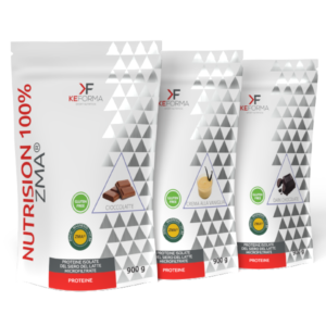 Proteine in polvere Nutrision 100% zinco magnesio ZMA. Dose NUTRISION 100% Proteinpulver mit Zink, Magnesium und ZMA®.