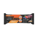Energy bar packaging labeled Ultra Jelly 2:1 with blueberries and strawberries image on right (Mirtillo Fragola)